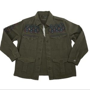 NEW Paparazzi Embroidered Cargo Jacket